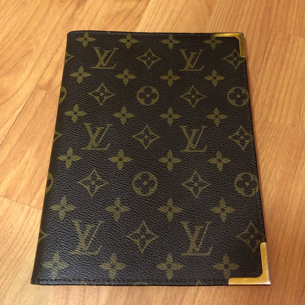 Vintage LV leather booklet